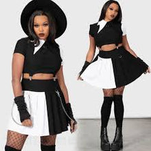 Carica l'immagine nel visualizzatore di Gallery, Killstar Hels Harlequin mini Skirt
