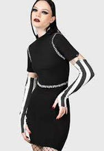 Carica l'immagine nel visualizzatore di Gallery, Killstar Stripes &amp; Stitches Dress

