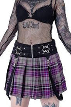 Carica l'immagine nel visualizzatore di Gallery, Heartless Amaya Ladies Skirt Grey/purple

