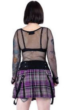 Carica l'immagine nel visualizzatore di Gallery, Heartless Amaya Ladies Skirt Grey/purple
