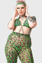 Carica l'immagine nel visualizzatore di Gallery, Killstar Emerald Sugar Mesh Flare Trousers

