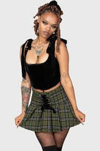 Carica l'immagine nel visualizzatore di Gallery, Killstar Dark Canopy Pleated Skirt
