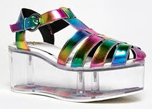 Carica l'immagine nel visualizzatore di Gallery, Yru Shoes Clear Platform Rainbow
