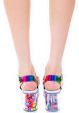 Carica l'immagine nel visualizzatore di Gallery, Yru Shoes Clear Platform Rainbow

