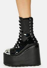 Carica l'immagine nel visualizzatore di Gallery, YRU Shoes Heavy Metal Lace Up Boot.
