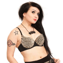 Carica l'immagine nel visualizzatore di Gallery, Poizen Industries -  Cone Stud Bra.
