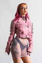 Carica l'immagine nel visualizzatore di Gallery, Killstar Disharmony Biker Jacket Pink/Lilac

