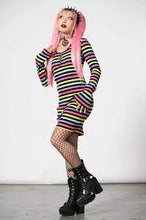 Carica l'immagine nel visualizzatore di Gallery, Killstar Lick The Rainbow Ribbed Dress
