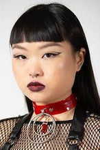 Carica l'immagine nel visualizzatore di Gallery, Killstar Crystal Vision Choker Black/Red
