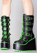 Carica l'immagine nel visualizzatore di Gallery, YRU Shoes Dune Weed Black/Green
