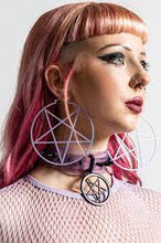 Carica l'immagine nel visualizzatore di Gallery, Killstar Pentagram Hoop Earrings Pastel
