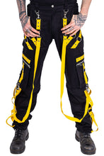 Carica l'immagine nel visualizzatore di Gallery, Poizen Industries - Vortex Pants Mens black/yellow

