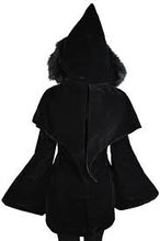 Carica l'immagine nel visualizzatore di Gallery, Killstar Nightfever duffle Coat Black.
